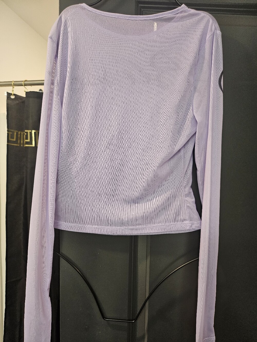 Lavender Mesh Shirt - Picture 3 of 3